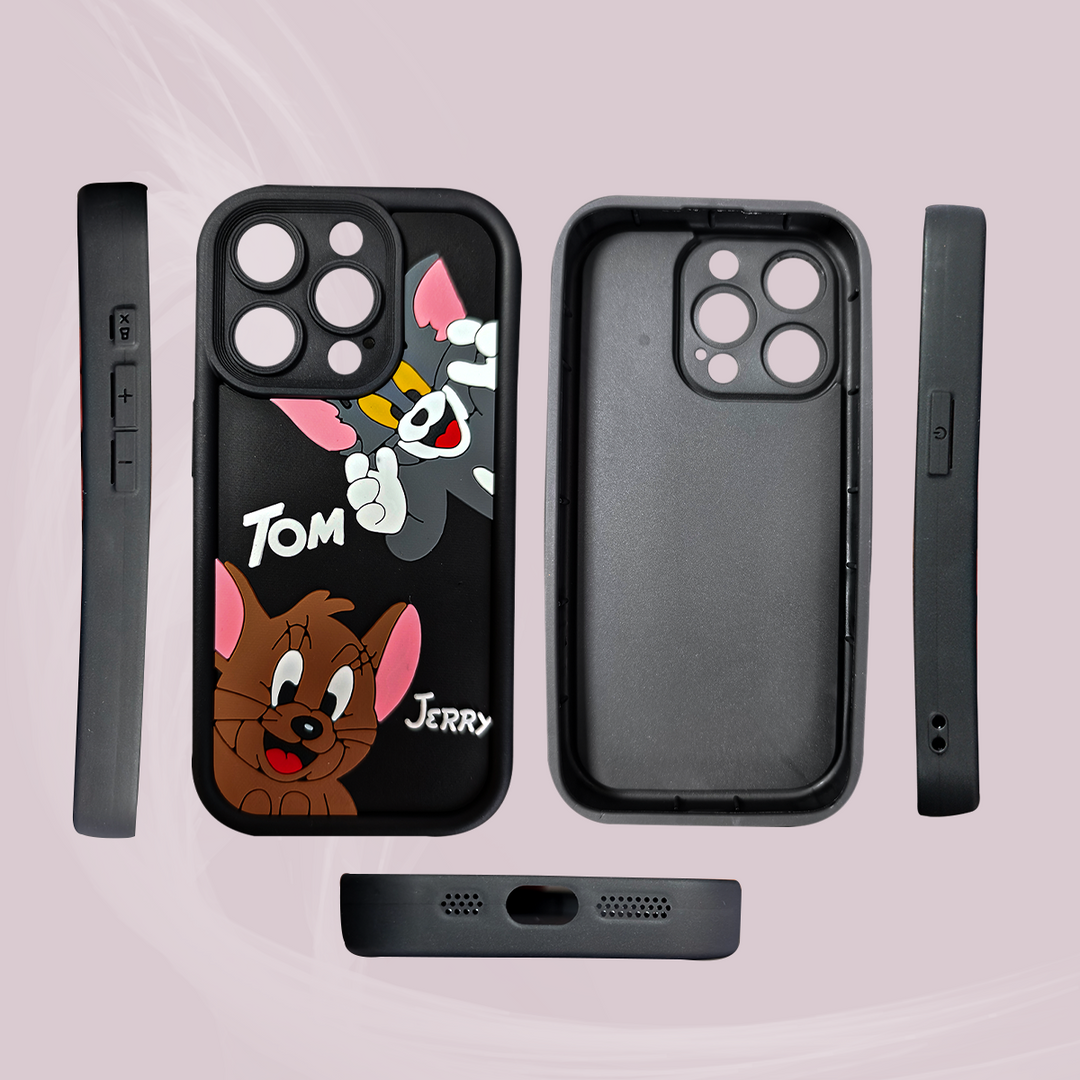 Pearlbeat Tom & Jerry Case for iPhone 15 Pro Max