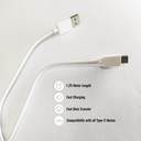 PEARLBEAT realfit Fast Charging USB to Type C Cable