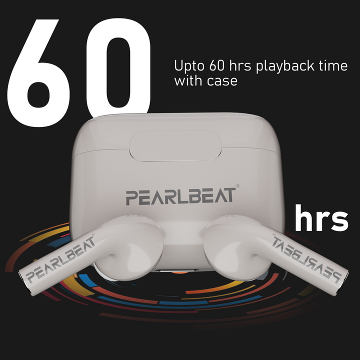 PEARLBEAT Classic True Wireless Earbuds with Zambo Battery, 10mm Bass Driver